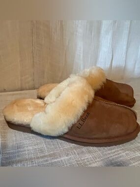 L.L. Bean shearling lined slippers 🍂✨